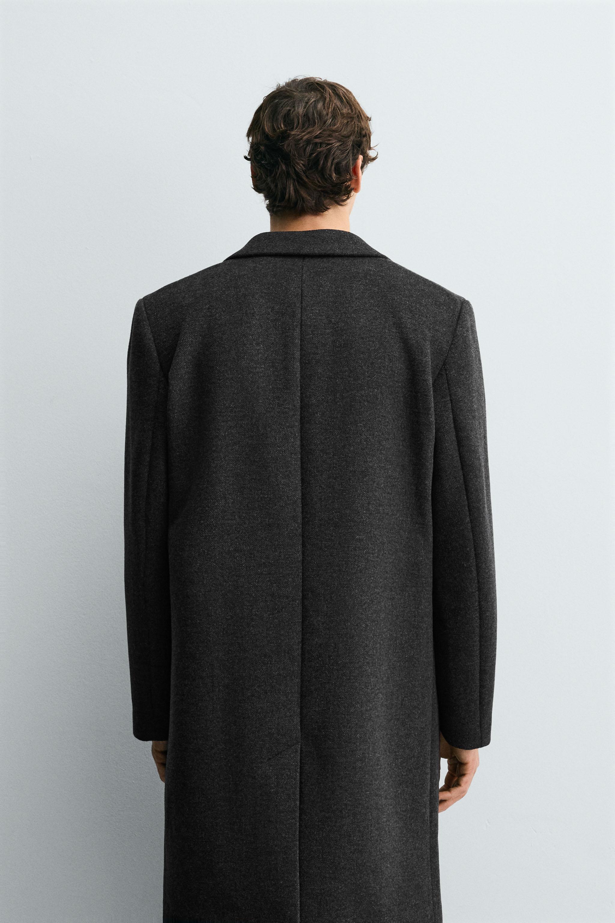 REGULAR FIT WOOL COAT